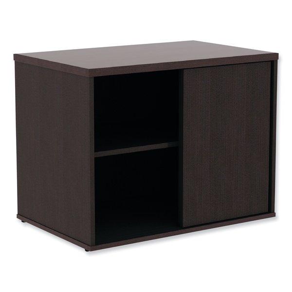 Alera Open Office Low Storage Cab Cred, 29.5w x 19 1/8d x 22 7/8h, Espresso ALELS593020ES